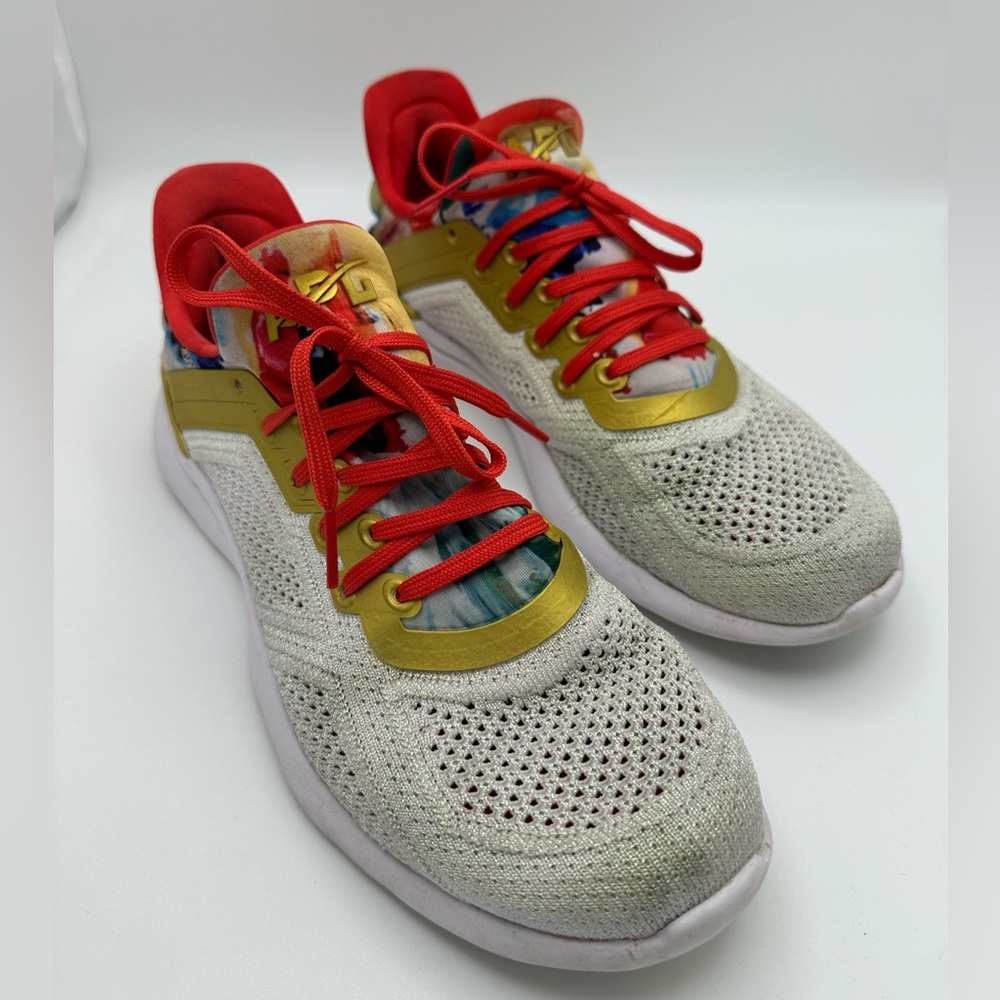 APL by Kelsey Wells Limited Edition Sneakers Womenās 8.5 Red / Gold
